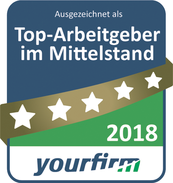 Auszeichnung Top-Arbeitgeber im Mittelstand 2018