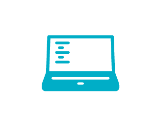 Icon Hardware türkis IT Systemhaus