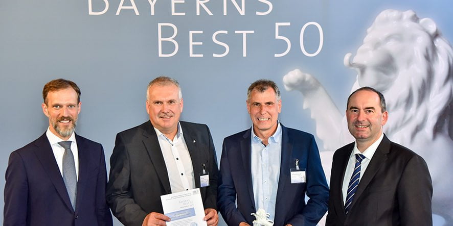 Auszeichnung zu Bayerns Best 50 2019