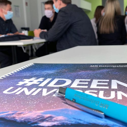 Foto der MR Unterlagen beim Azubitag 2020