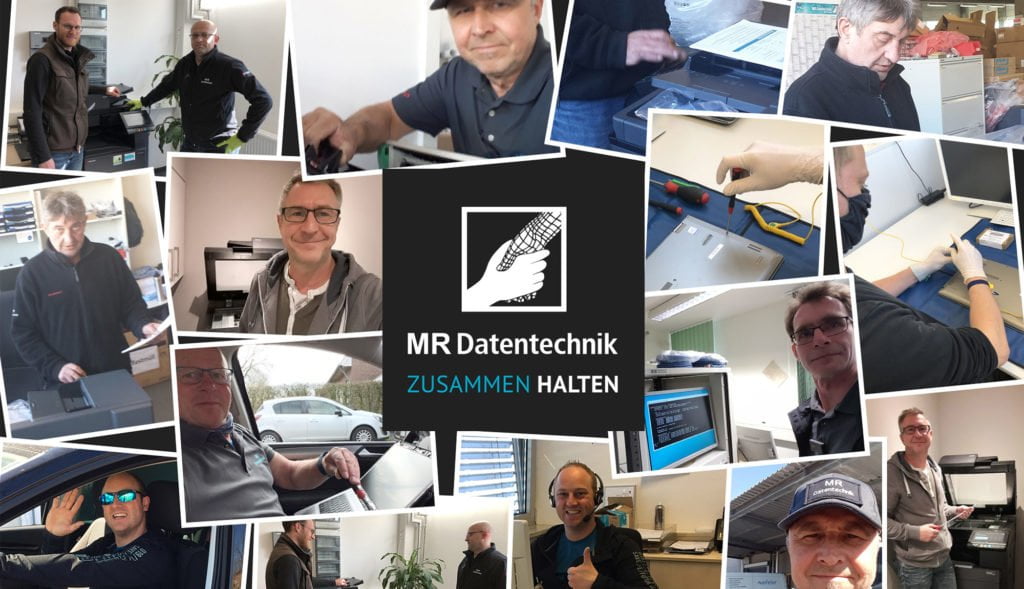 Collage MR Techniker im Einsatz