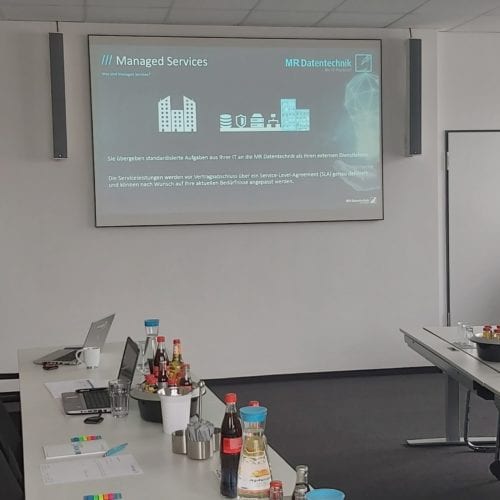 MR Inhouse Vortrag zu Managed Workplace