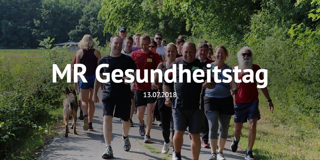 MR Datentechnik Headerbild Gesundheitstag 2018