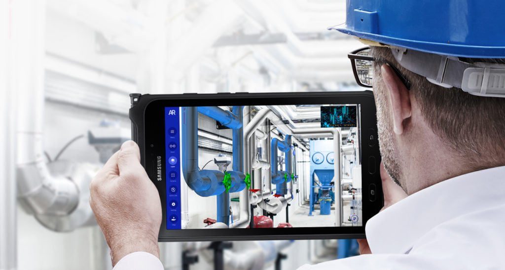 Samsung Galaxy Tab Active 2 im Einsatz