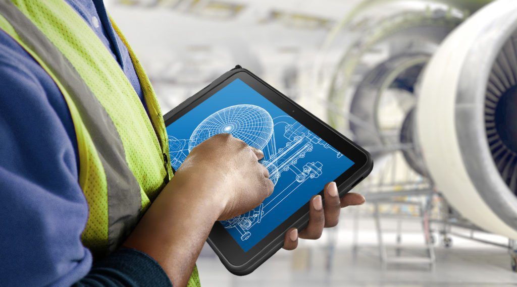 Samsung Ruggedized Tablet im Einsatz