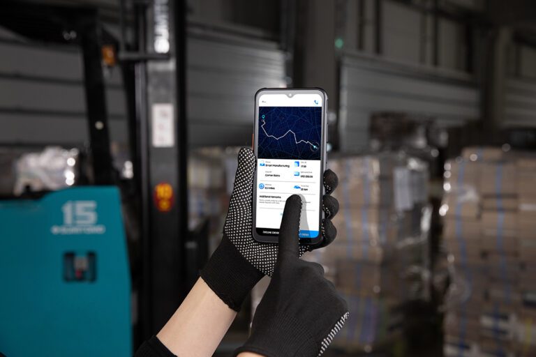 einfache Bedienung auch mit Handschuh